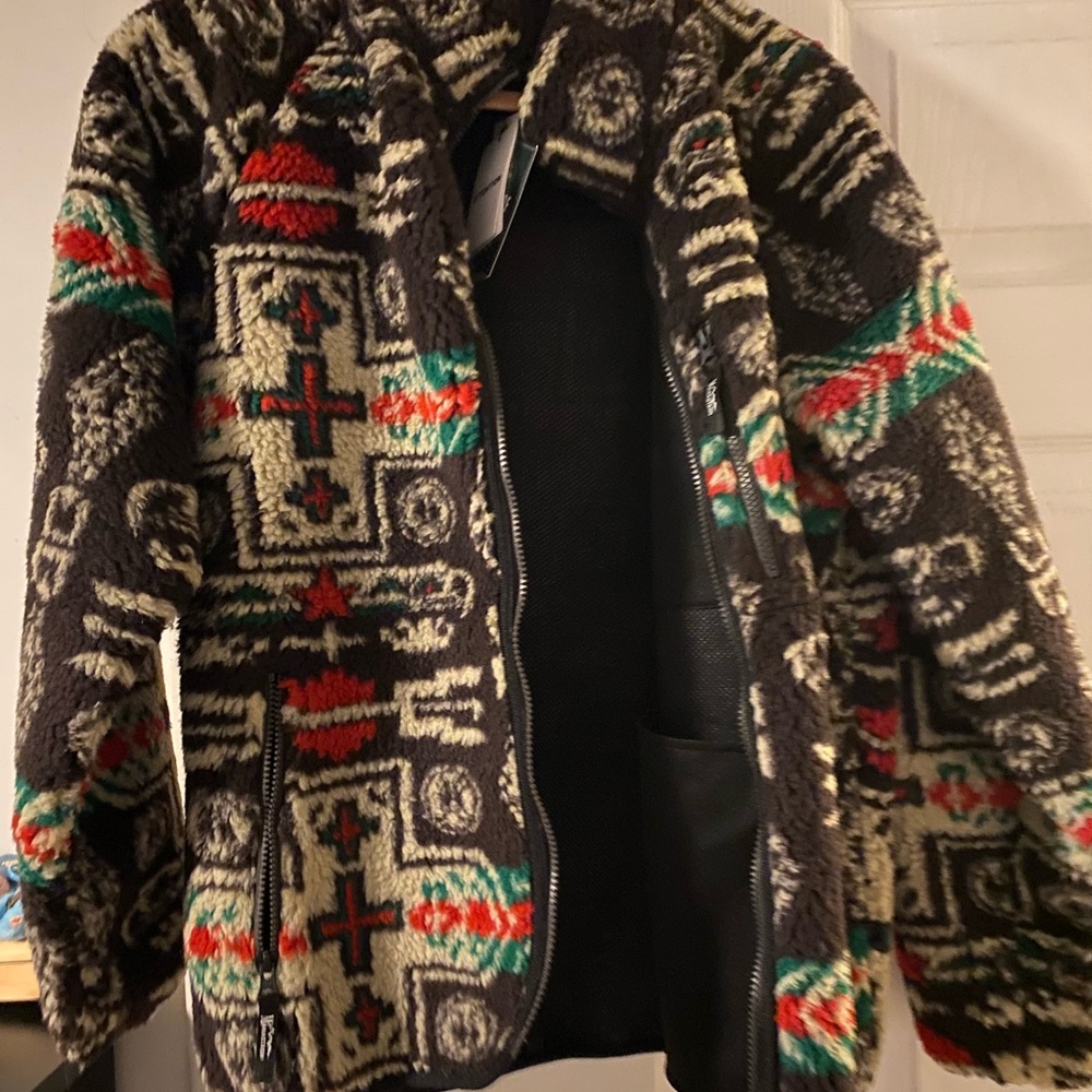 Men's Geometric Manastash Fleece Performance Jacket